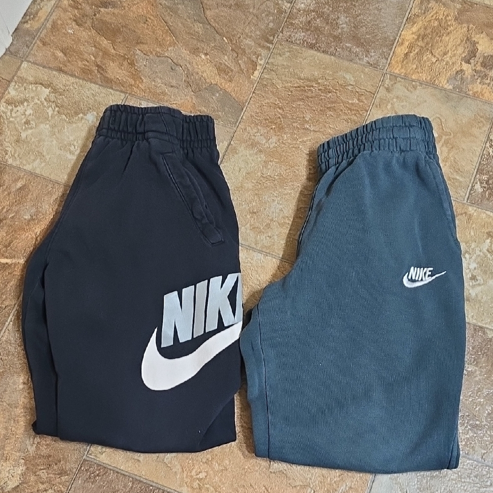 Nike Black and Gray Sweatpants Casual Athletic Wear